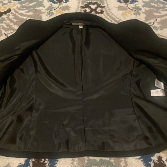 Petite Jones Studio Separates black one button collared blazer Size 16P - Picture 9 of 10